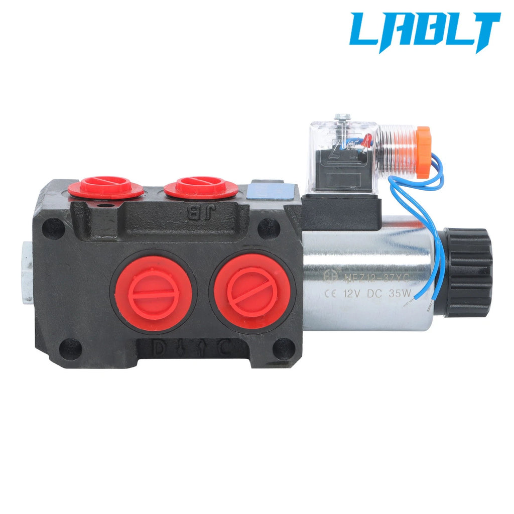 Hydraulic 6 Port Solenoid Diverter Selector Valve 12V for LABLT (13gpm)