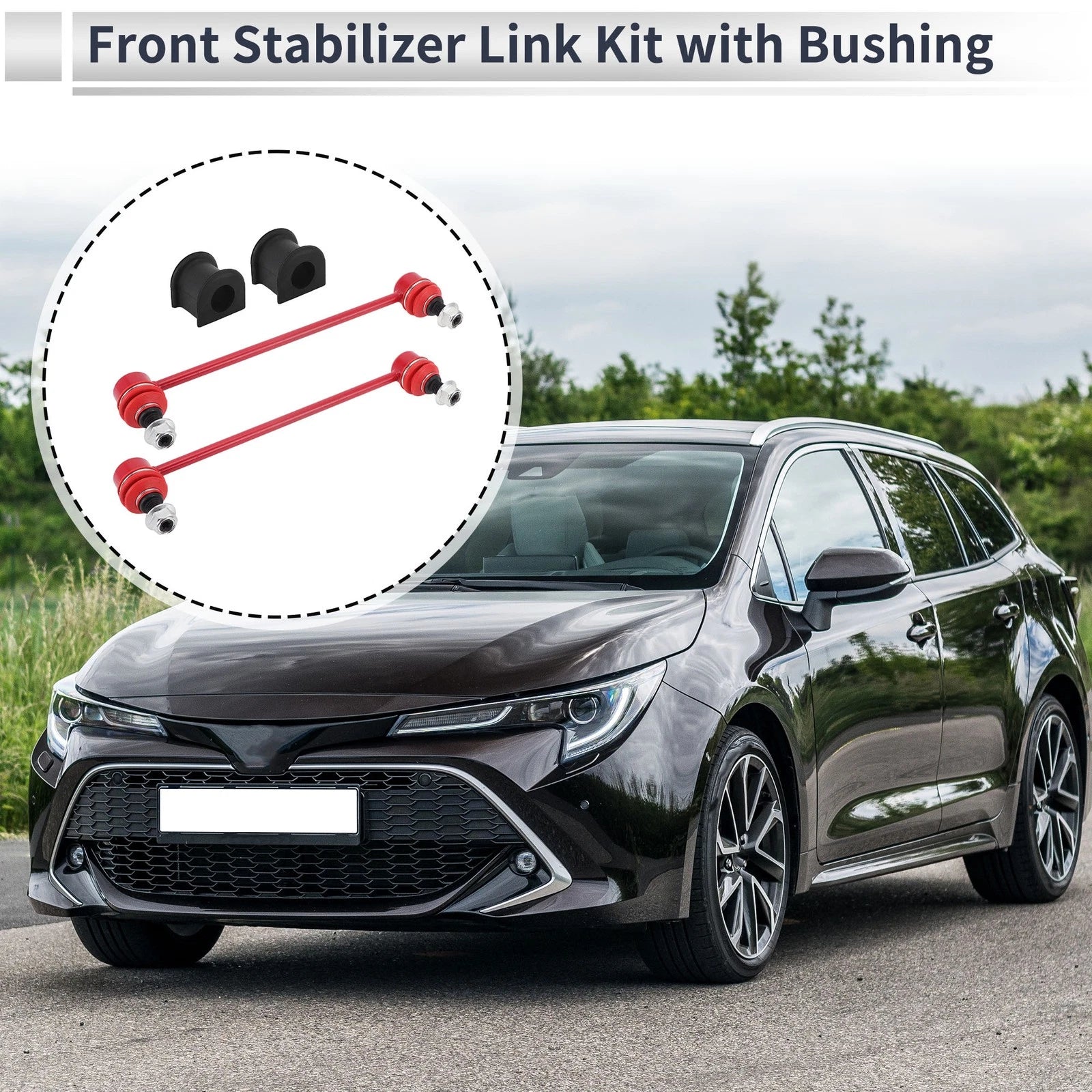Front Stabilizer Bar Links with Bushings for Toyota Camry (2007–2015)