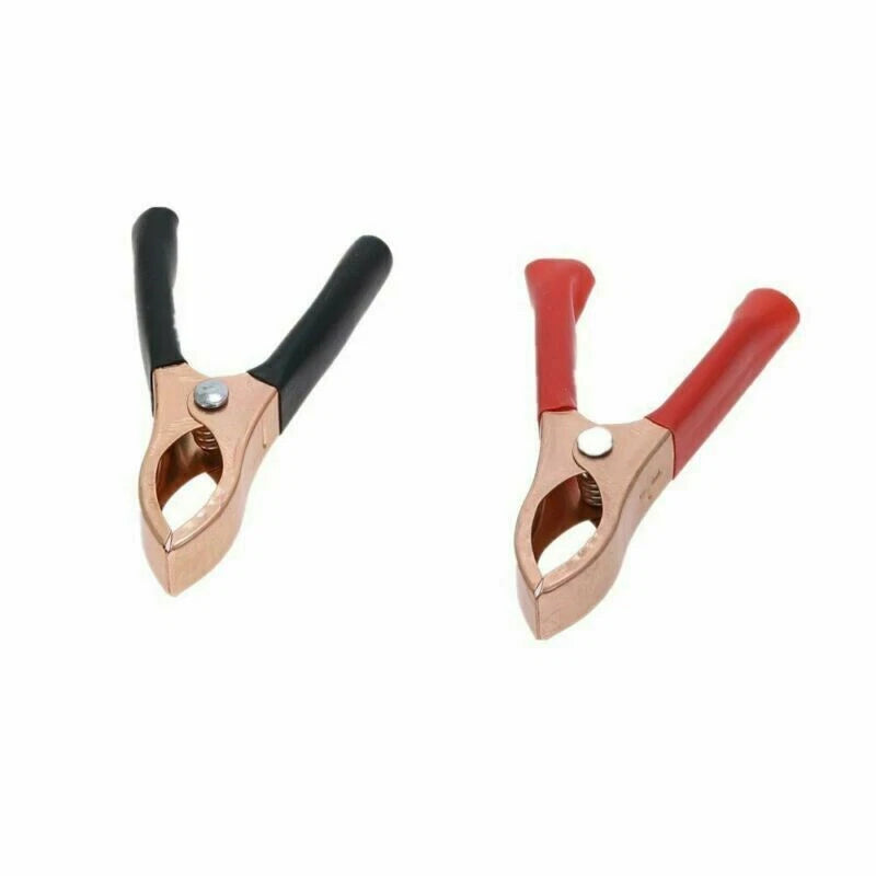 Set of 20 Electrical Battery Clip Cables Black/Red