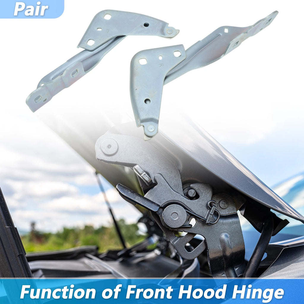 Front Left Right Hood Hinge Replacement for Ford Edge (2015–2024)
