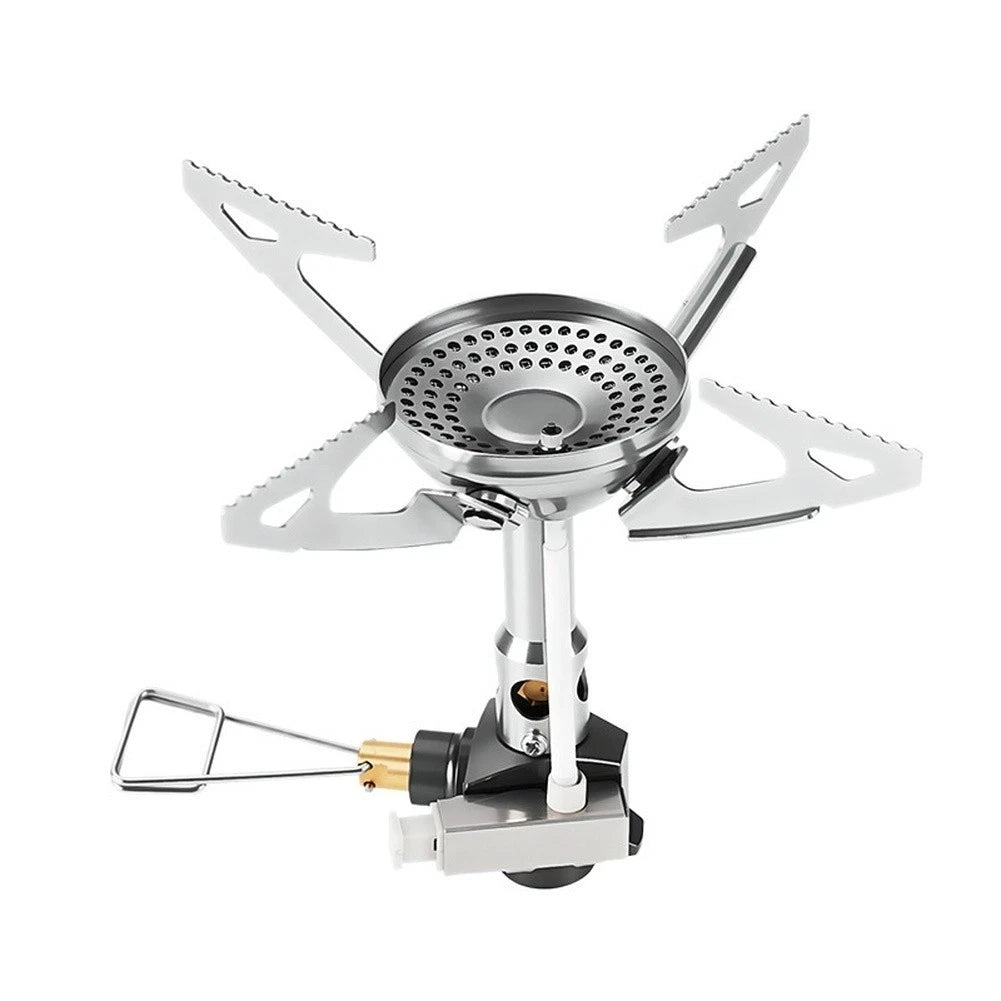 Portable Camping Stove 3320W Lightweight 99g with Stable 4 Leg Base