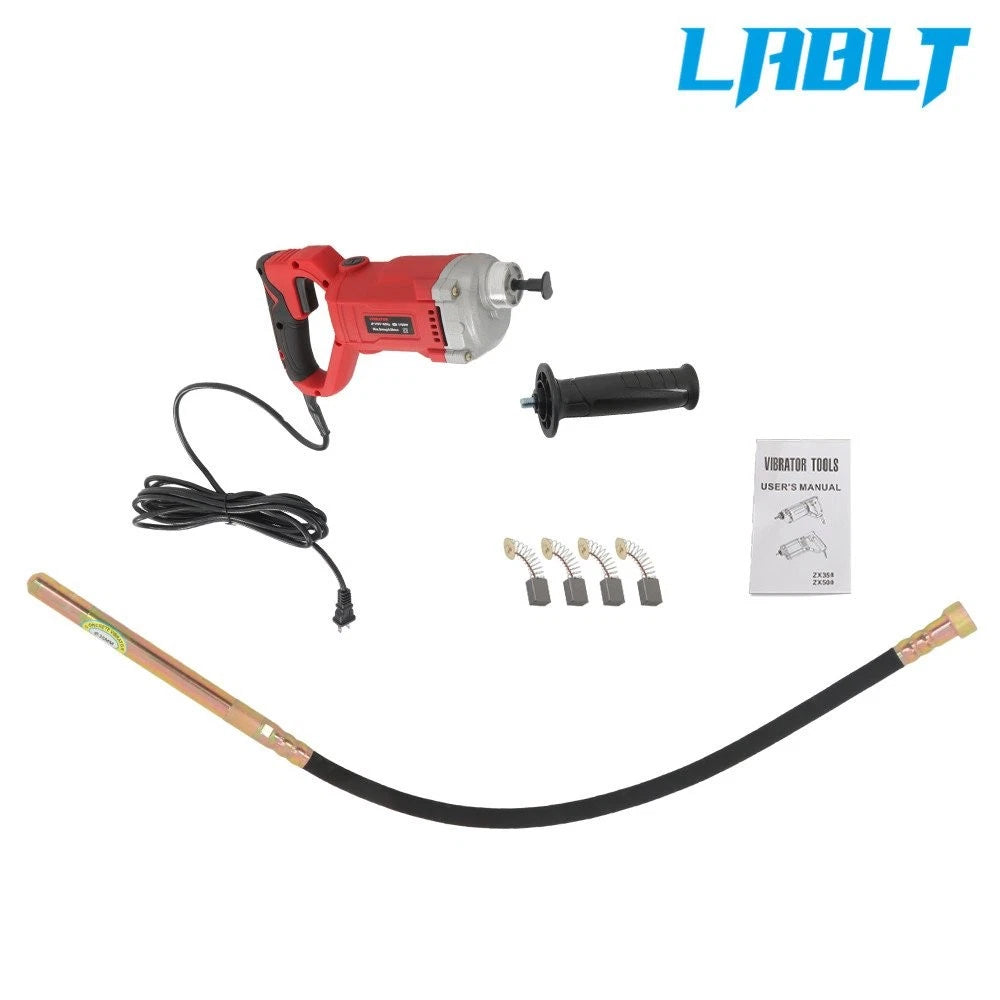 Concrete Vibrator 1500W for LABLT (Handheld, 4.92 ft Shaft)