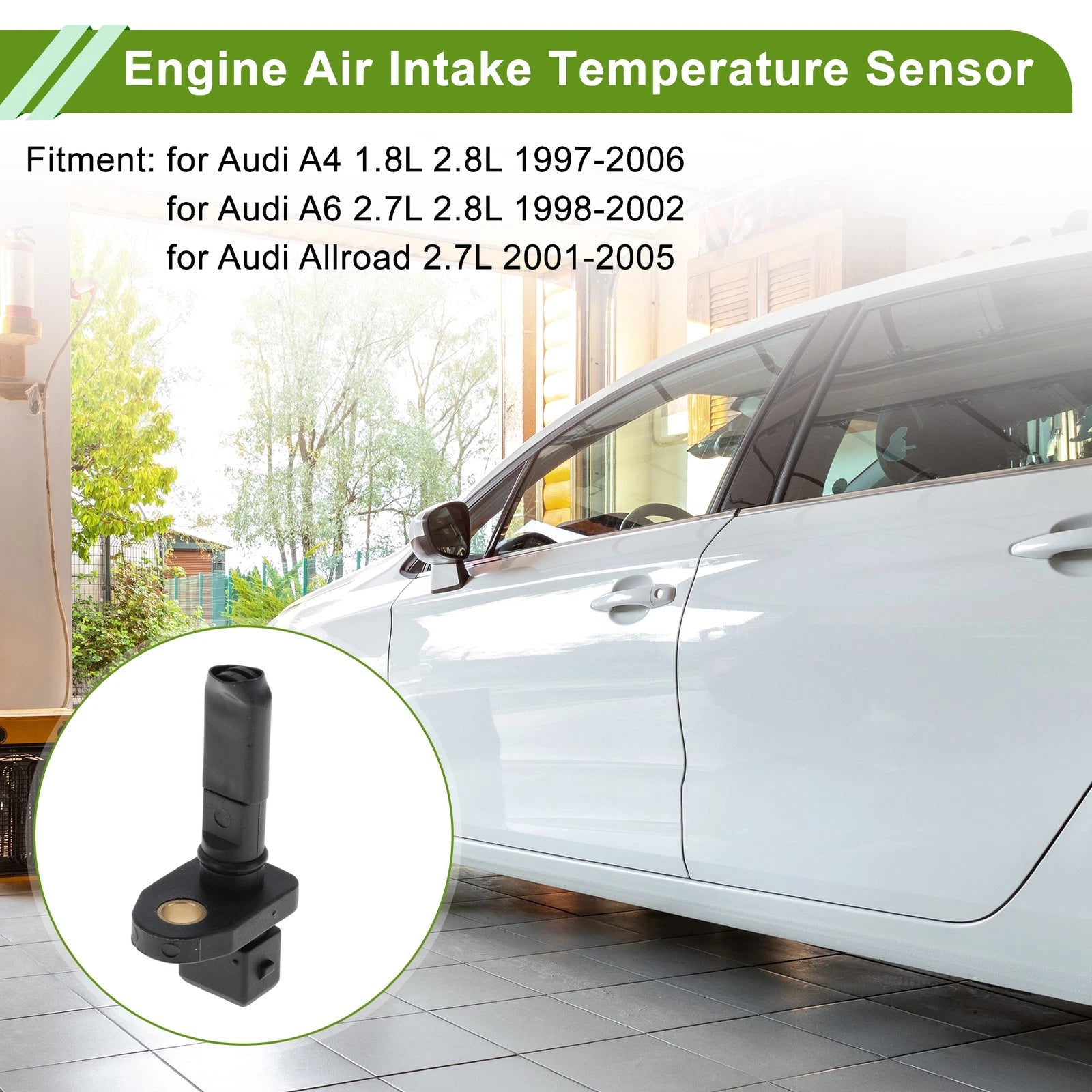 Air Charge Temperature Sensor Replacement for Audi A4 1.8L 2.8L (1997–2006)