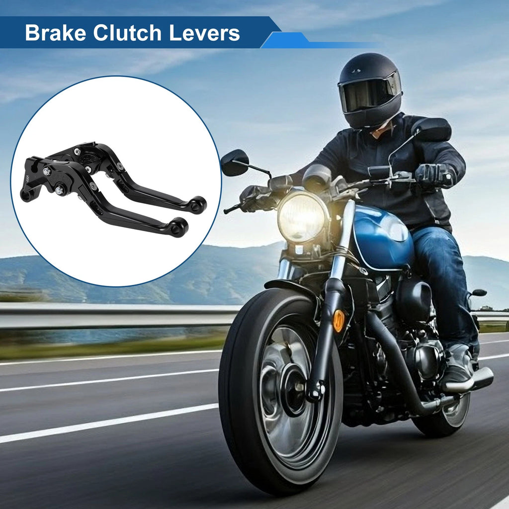 Adjustable Brake Clutch Levers for Yamaha YZF R1 (1999–2001) Solid Black