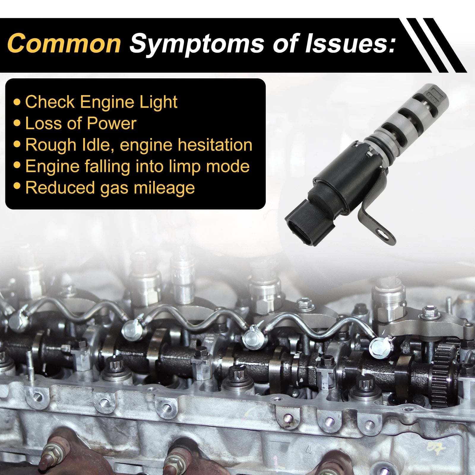 Engine Variable Valve Timing VVT Solenoid for Toyota Tacoma (2016–2022)