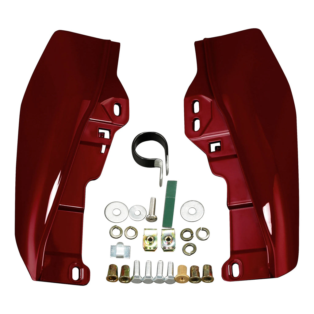 Mid Frame Deflectors for Harley Touring Electra Glide (2009–2023) Billiard Red