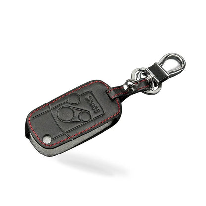 Smart Key Fob Cover for Honda Civic Accord Spirior (3 Button, Leather)