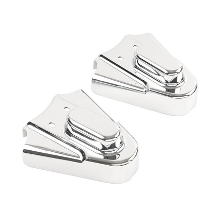 Chrome Rear Phantom Swingarm Axle Covers Kit for Harley Softail (1990–2023)