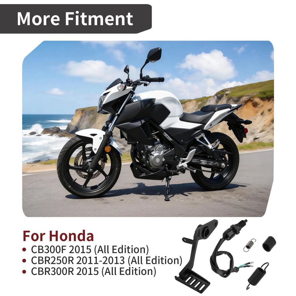 Rear Brake Lever Pedal Switch Sensor Kit for Honda CBR250R CBR300R (2011–2019)