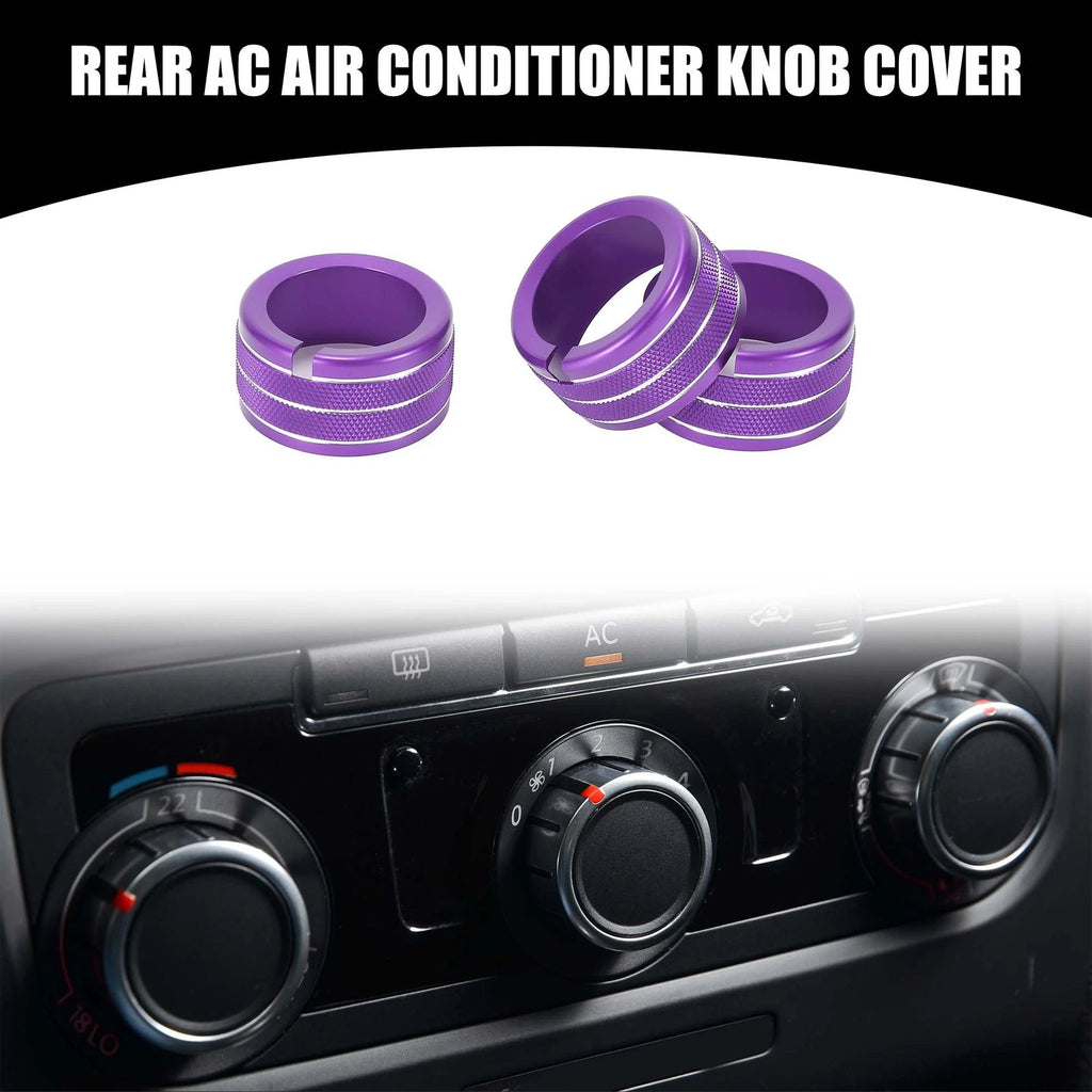 AC Heat Temp Climate Switch Knob Cover Rear for Dodge Durango (2011–2020)