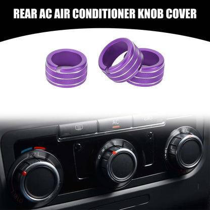 AC Heat Temp Climate Switch Knob Cover Rear for Dodge Durango (2011–2020)