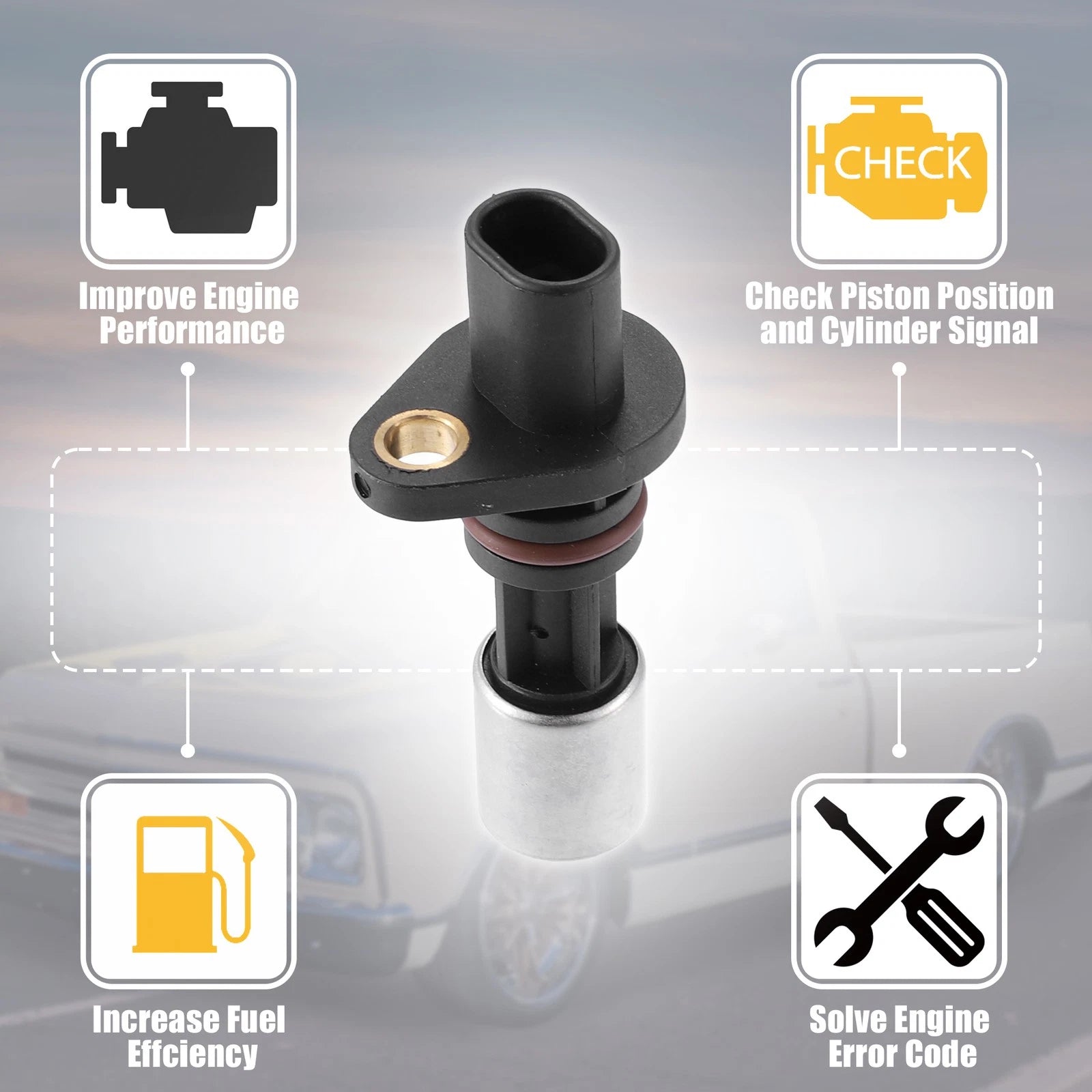 Crankshaft Position Sensor Replacement for Chevrolet S10 EL (1993–1998)
