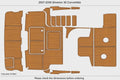 EVA Pad Foam Teak Deck Floor for Silverton 36 Convertible (2008)