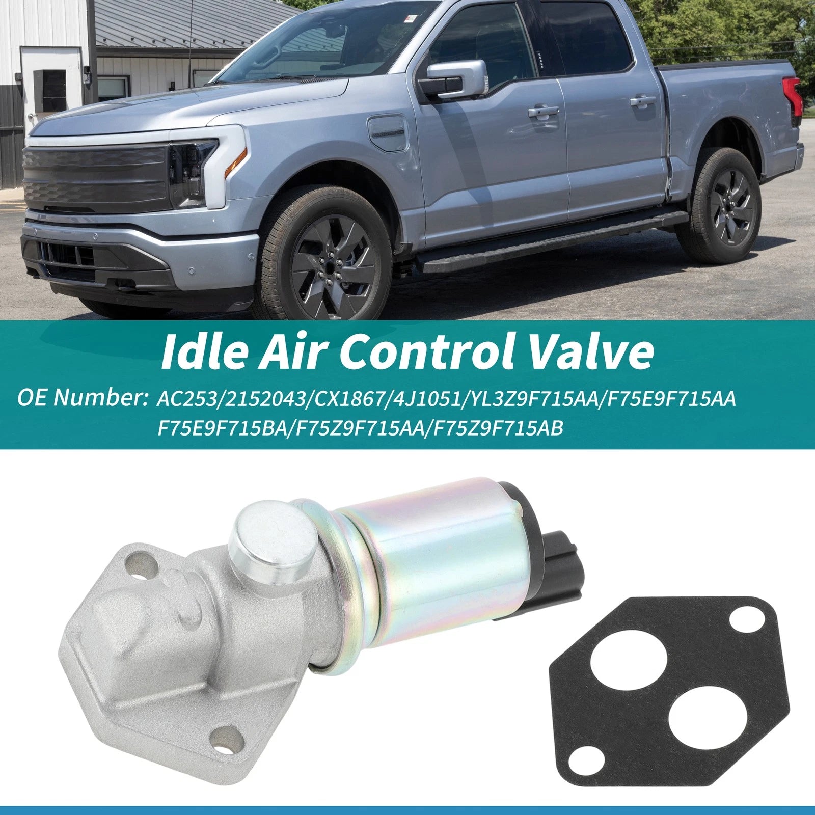 Idle Air Control Valve w Gasket Replacement for Ford Expedition (1997–2004)
