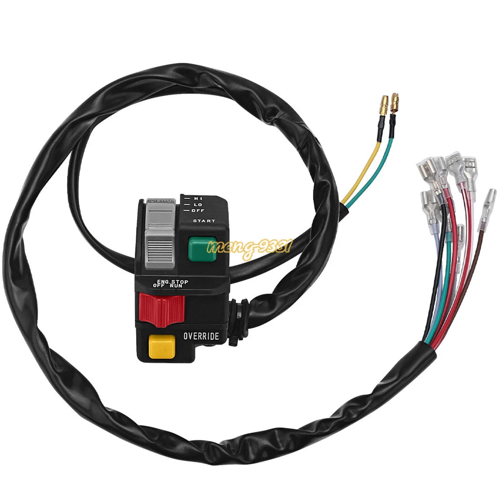Handlebar Kill Switch Start Stop Headlight for Polaris Scrambler 400 500 (1996–1999)