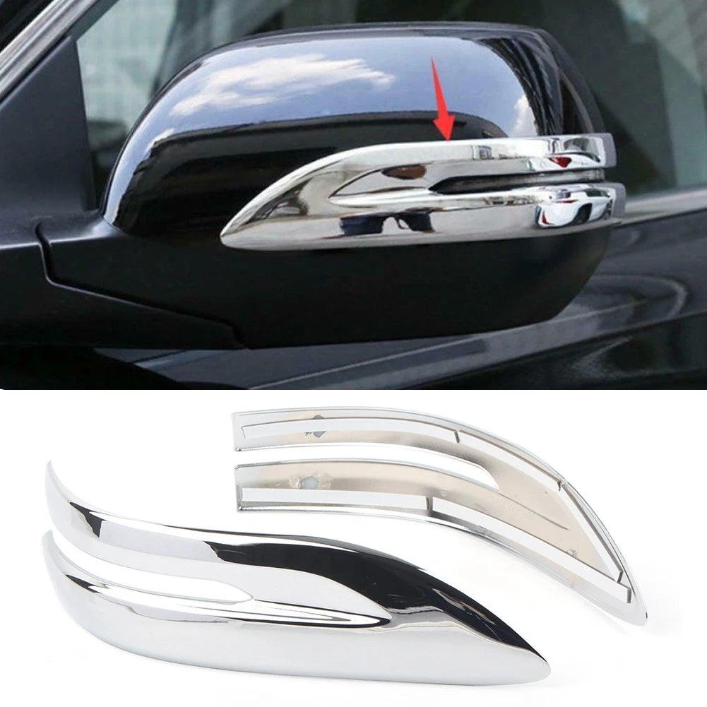 2Pcs Chrome Rearview Side Mirror Stripe Cover Trim for Honda CR-V (2012–2021)