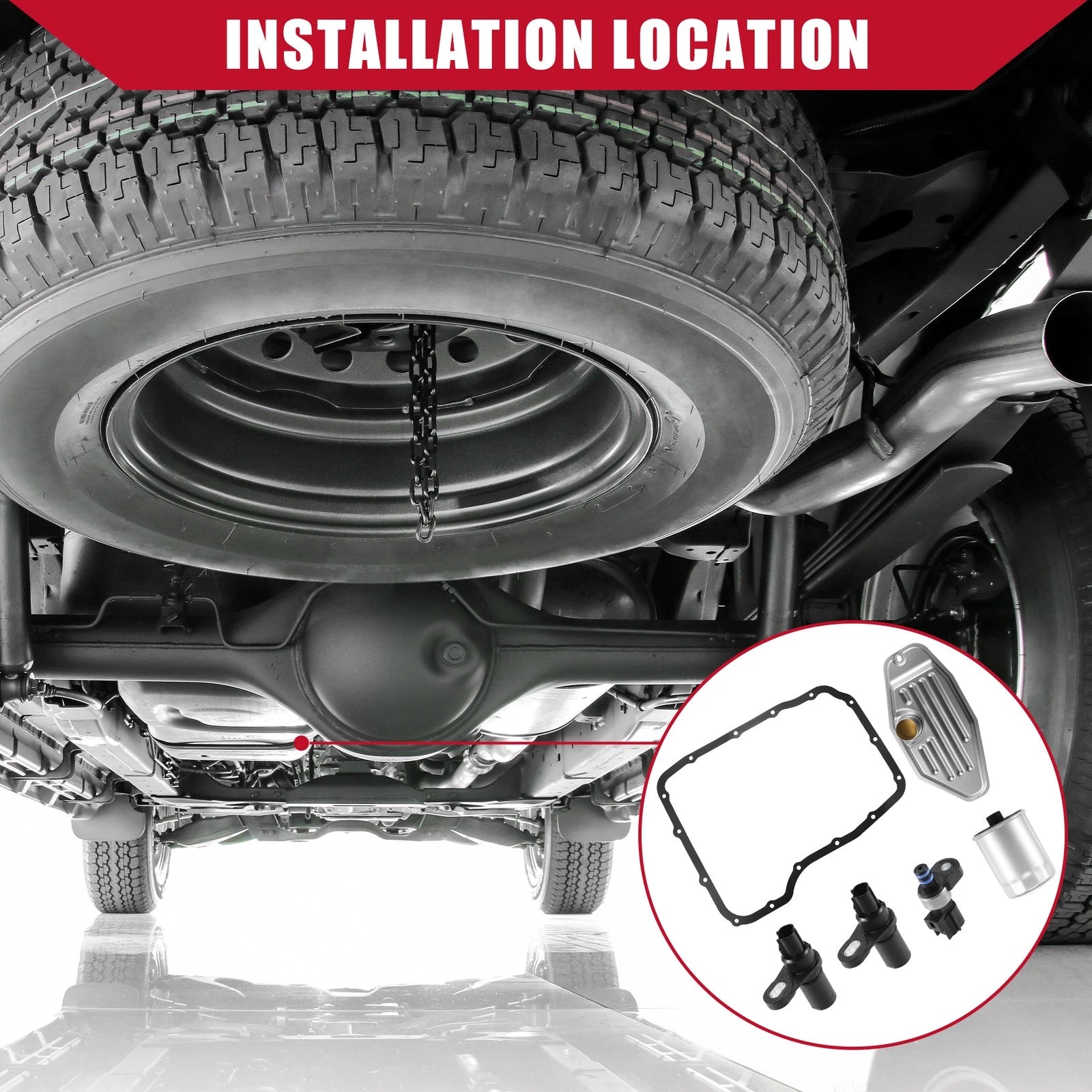 Transmission Filter Kit with Gasket and Sensors for Dodge (2005–2010)