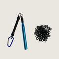 31cm Blue Ring Tool for Soft Baits Noodle Worms Lure Rigging