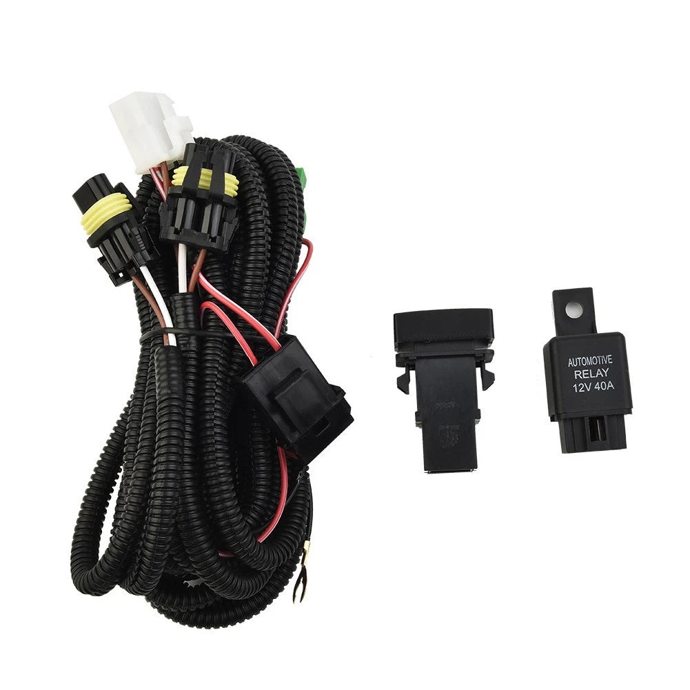 3Pcs Set Fog Light Harness for Accessories