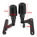 Frame Sliders Engine Crash Falling Protector For Yamaha YZF 600 R6 17- 21 Black