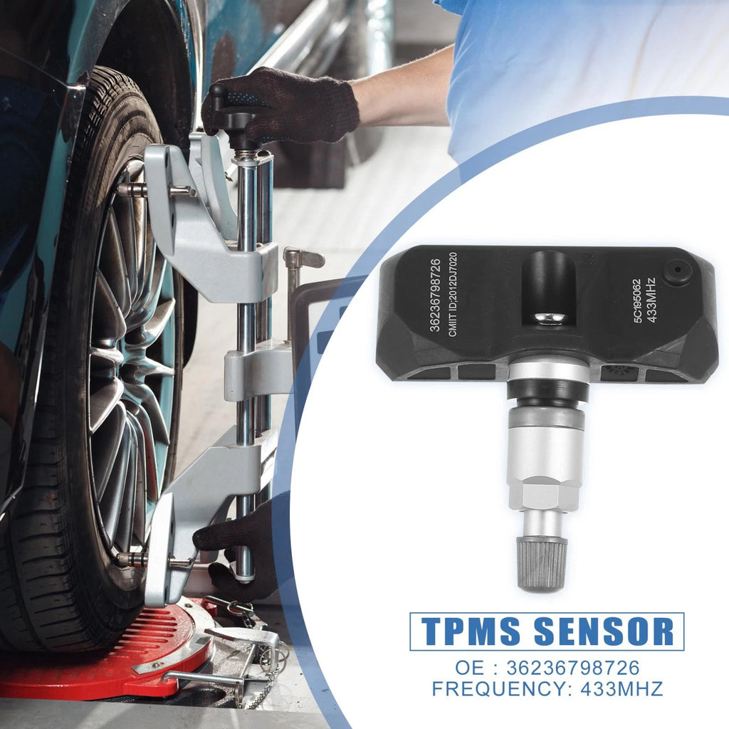 TPMS Tire Pressure Sensor 433MHz Replacement for BMW 328i 528i 535i (2011–2018)