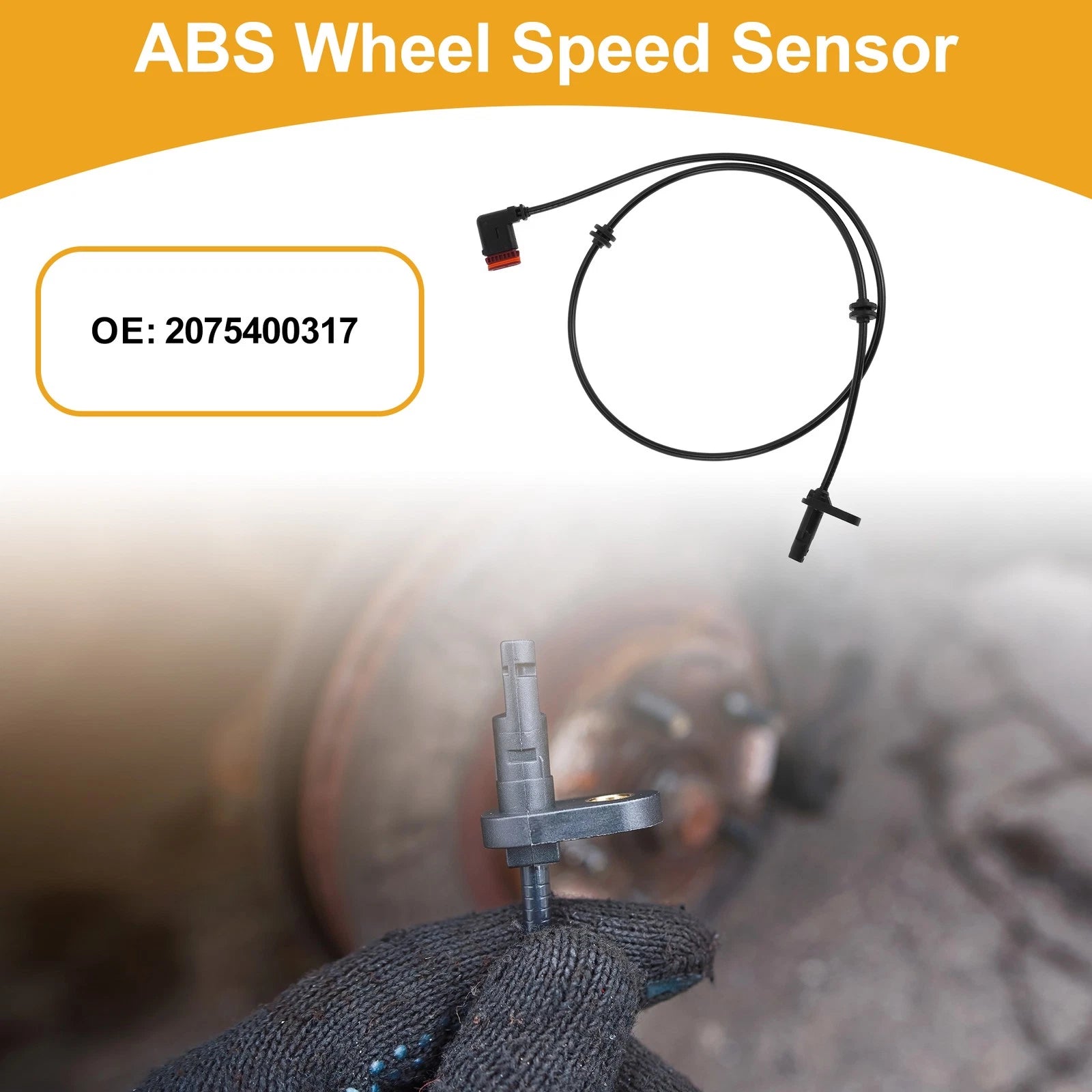 ABS Wheel Speed Sensor Replacement for Mercedes-Benz E550 Rear (2010–2016)