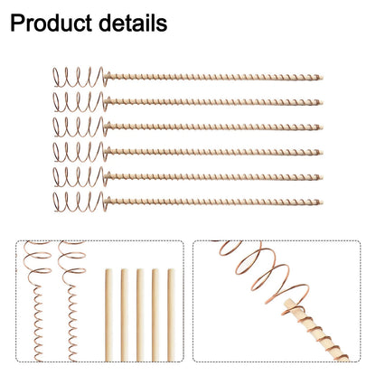 6 Pack Copper Stakes for Garden Customization