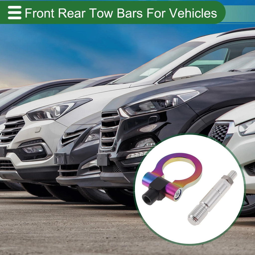 Front Rear Tow Hook Replacement for Mazda RX-8 2003-2008 11mm Aluminum Alloy