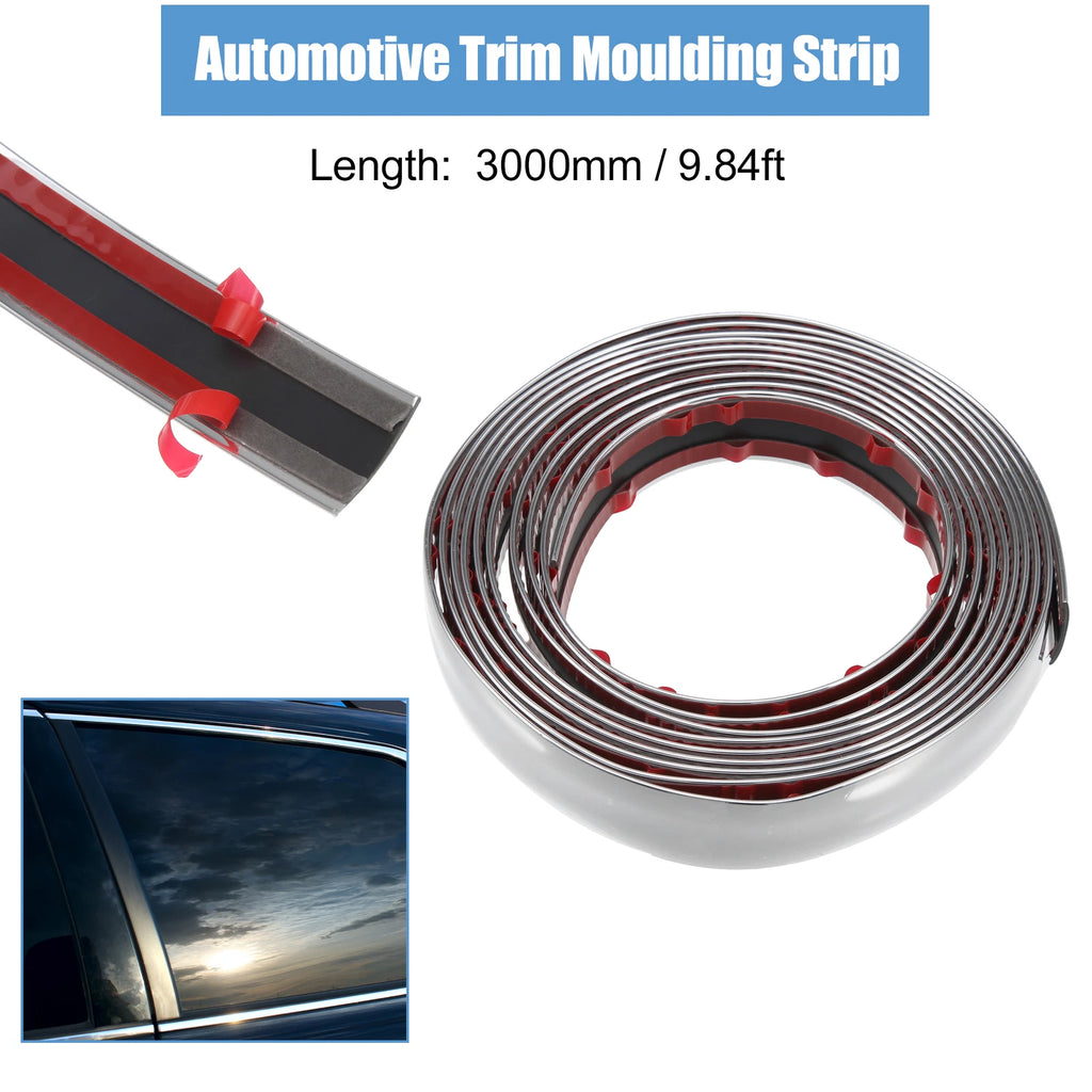 25mm Wide Bumper Protector Strip for Auto (Universal Fit)
