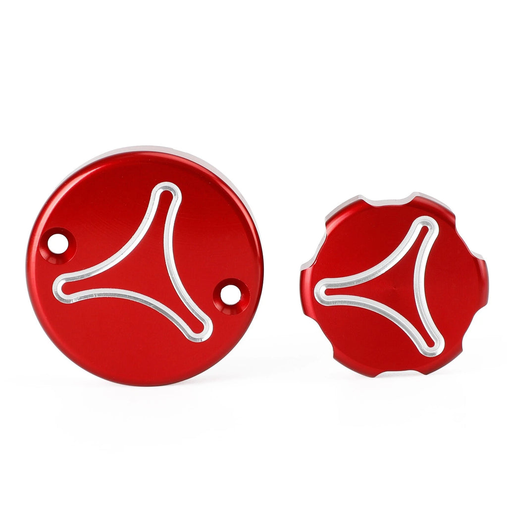 Brake Clutch Reservoir Cap Red for Ducati Monster 900 937 1000 1100 1200 (1993–2019)