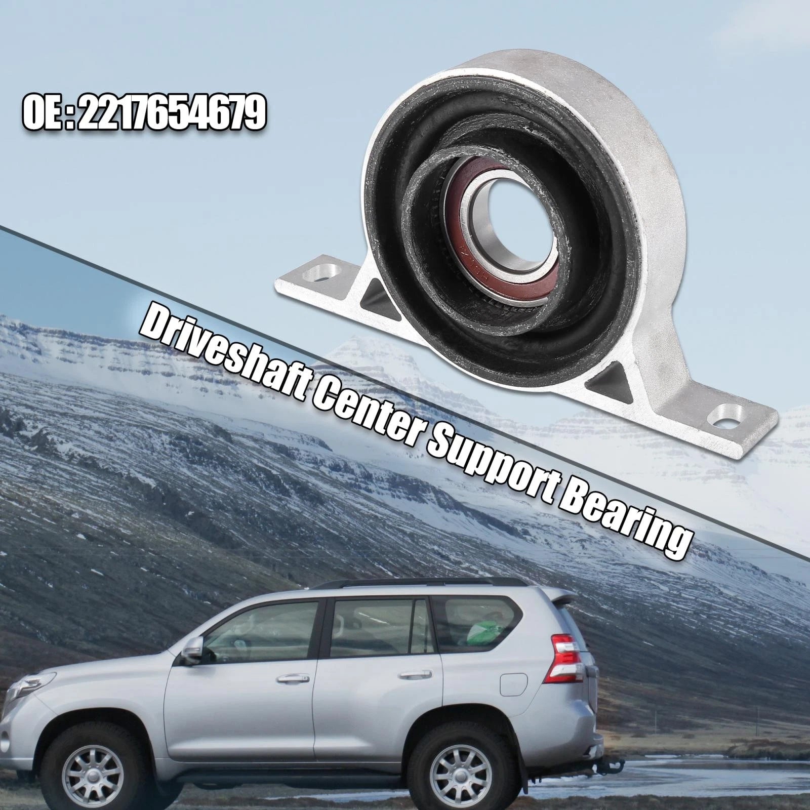Rear Driveshaft Center Support Bearing Replacement for BMW 5 Series X3 (2001–2013)