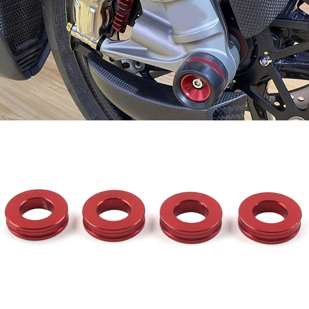4pcs CNC Front Brake Caliper Spacer Kit Fit Ducati Panigale V4/R/S 2018-2021 Red