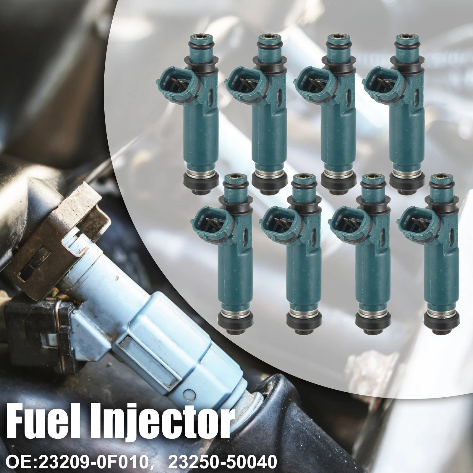 8PCS Fuel Injector Replacement for Toyota 4Runner Tundra (2003–2005) (2000–2004)