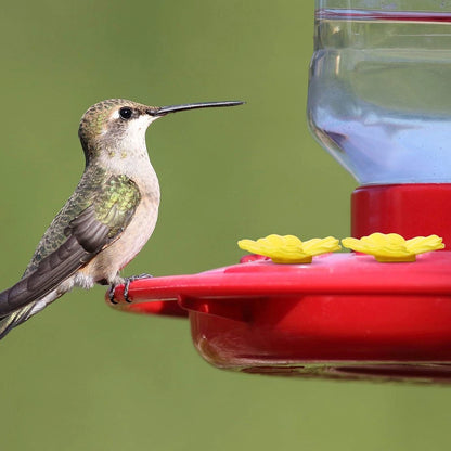 24 Pcs Hummingbird Feeder Replacement Flowers for Bird Feeding