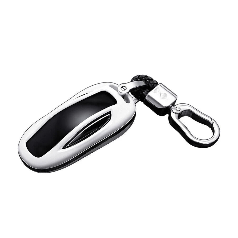 Car Smart Key Fob Case Cover Accessories For Tesla Model X White