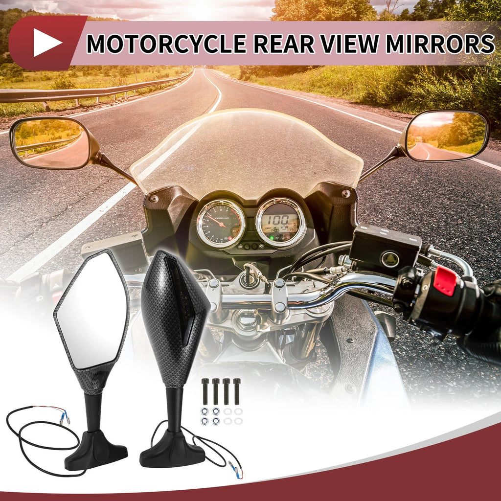 Rear View Mirrors Set Replacement for Suzuki GSX-R600 GSX-R750 (2003–2017)
