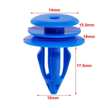 10x Wheel Arch Moulding Retainer Clips for Land Rover Discovery (2017–2020) LR027255