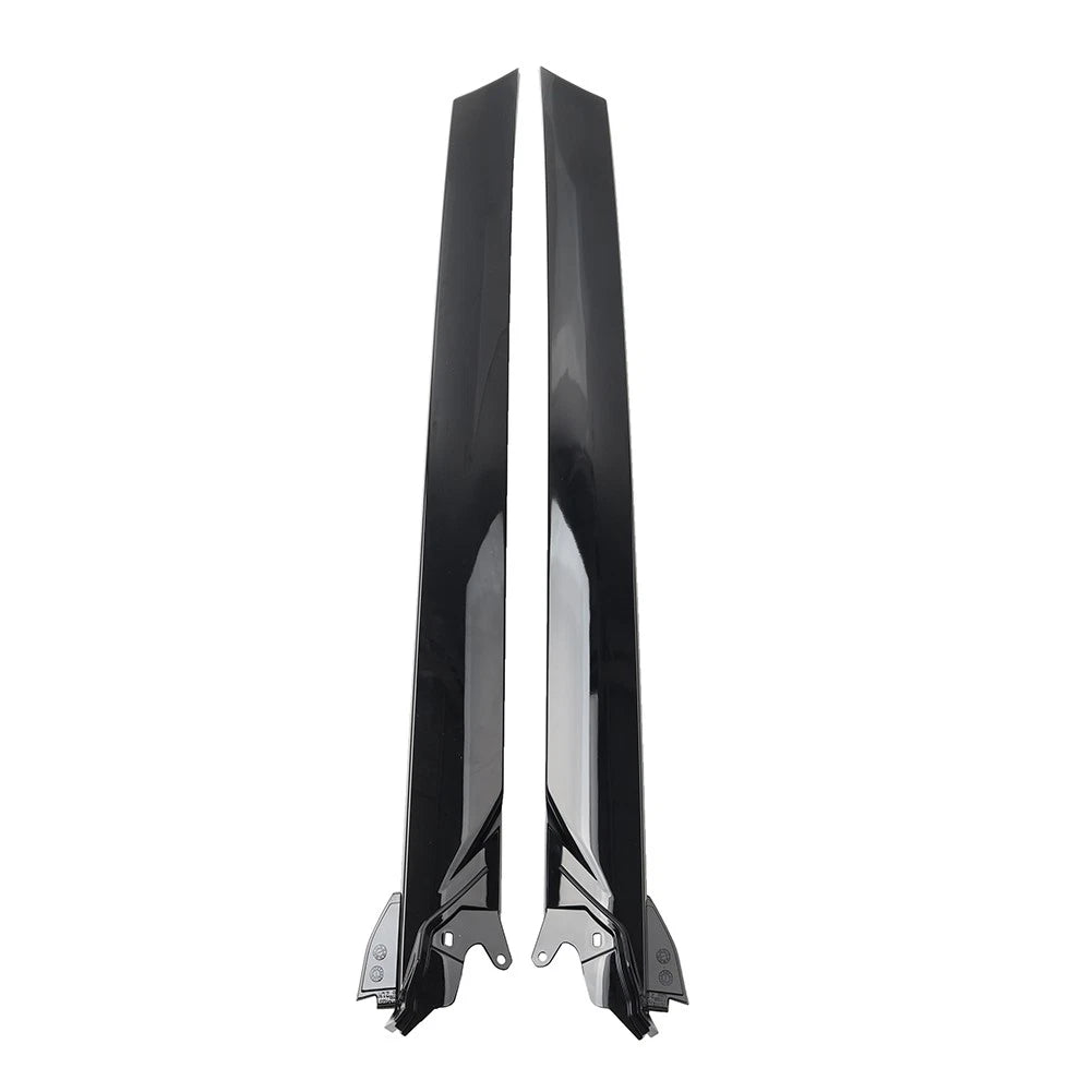 2X Black Front A-Pillar Windshield Molding Panel for Range Rover Velar (2018–2023)