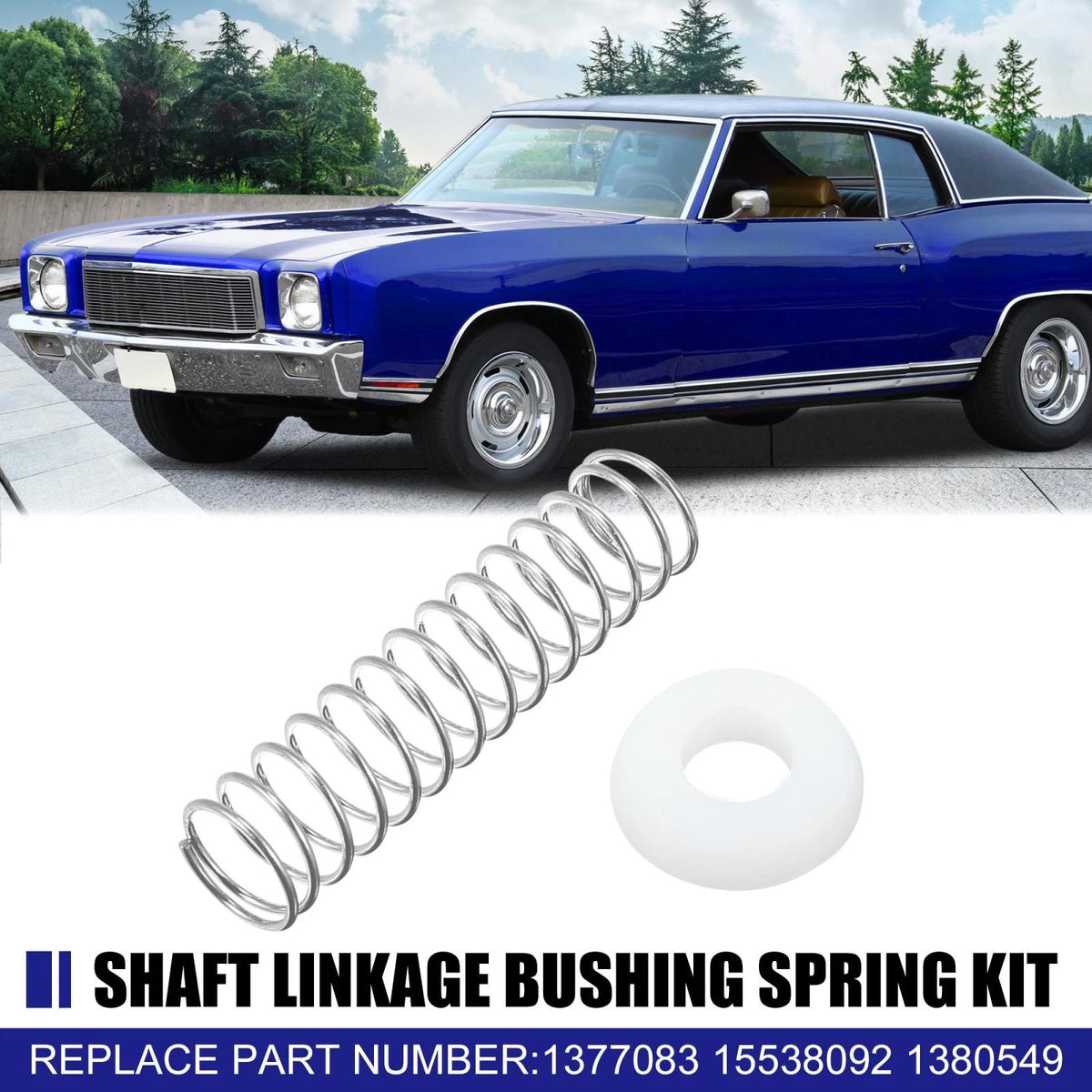Transmission Shifter Cross Shaft Linkage Bushing Spring Kit for Chevy Buick (2000–2009)