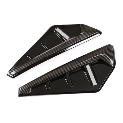 Carbon Fiber Look Side Wing Air Flow Fender Vent Covers for BMW X5 (2019–2022)