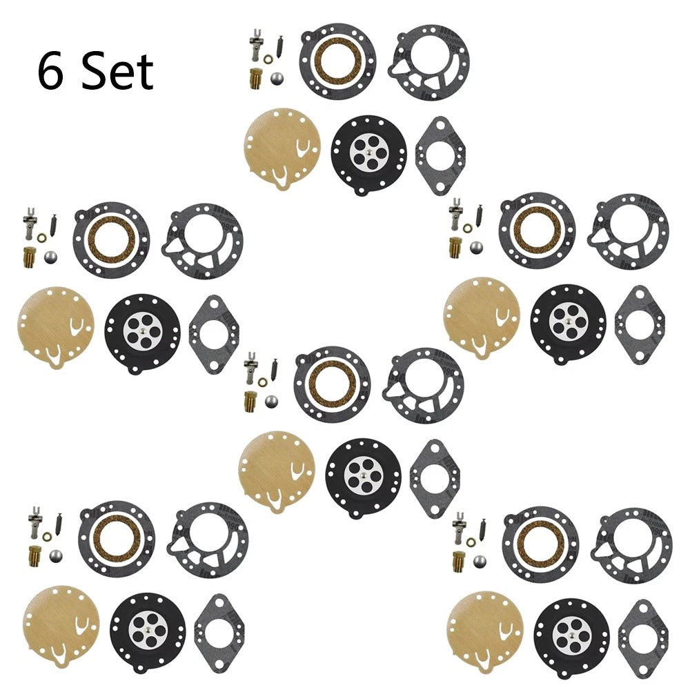 Set of 6 Carburetor Gasket Kit for Tillotson RK-114HL HL Series