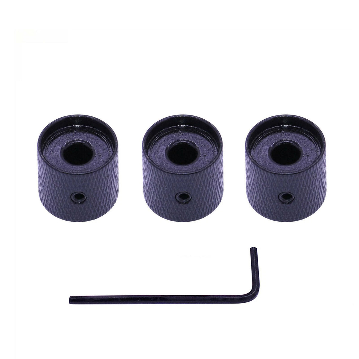3 Pack Knurled Volume Tone Control Knob for Electric Guitar
