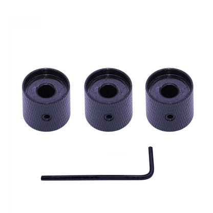 3 Pack Knurled Volume Tone Control Knob for Electric Guitar