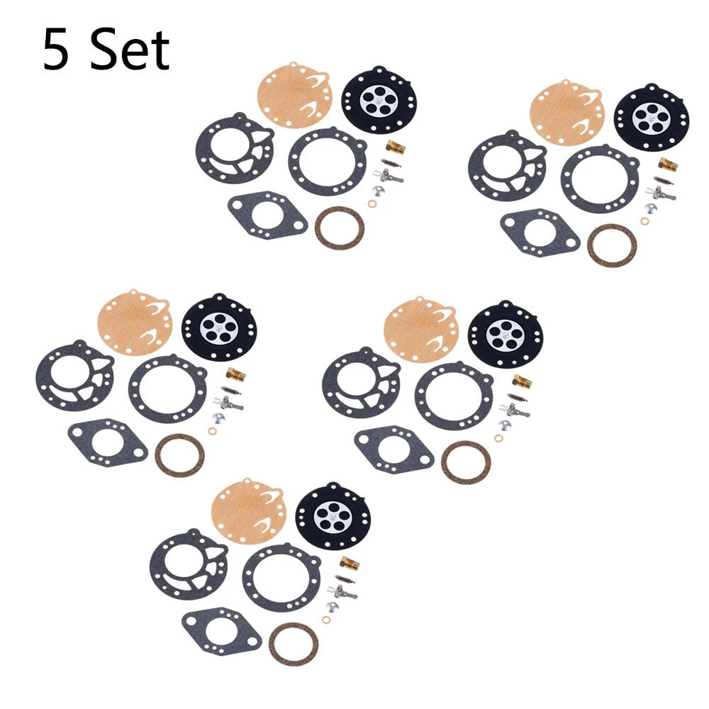 Set of 5 Carburetor Rebuild Kits for Tillotson RK-88HL (2-Cycle Chainsaw)