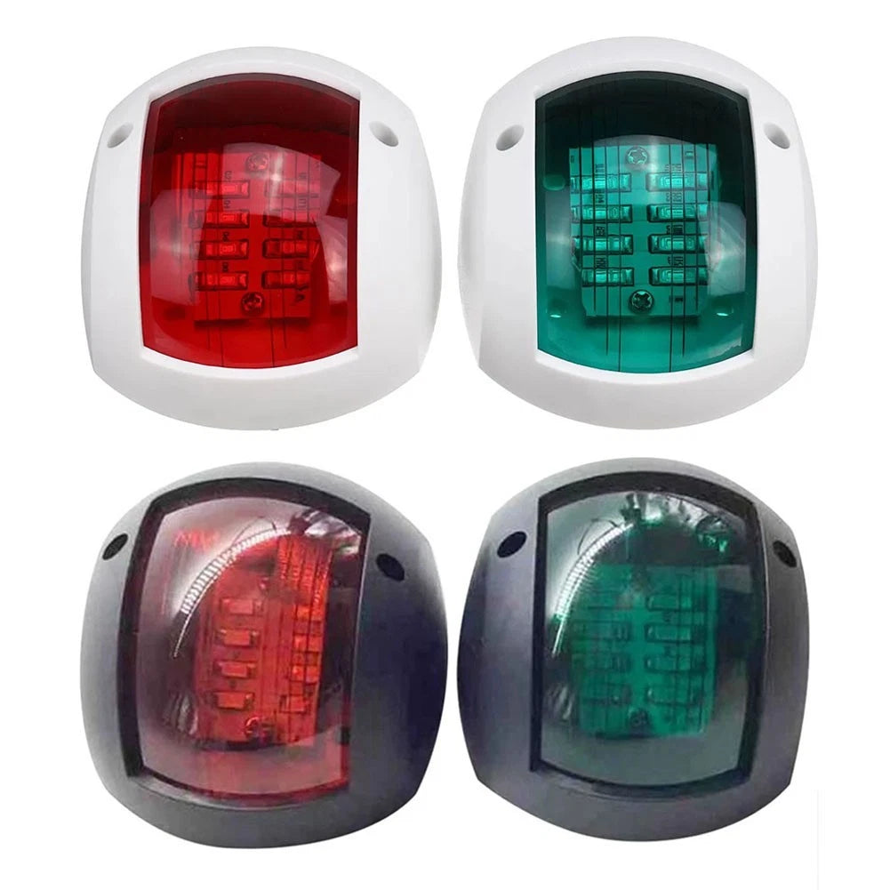 2X IP66 Waterproof Marine LED Navigation Lights for Safe Boating (DC12V24V)