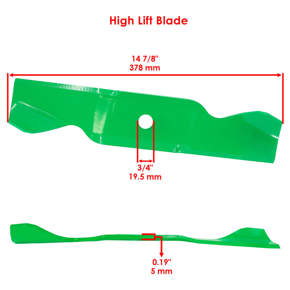 46 Inch Deck Blade Replacement for Cub Cadet (2005–2015)