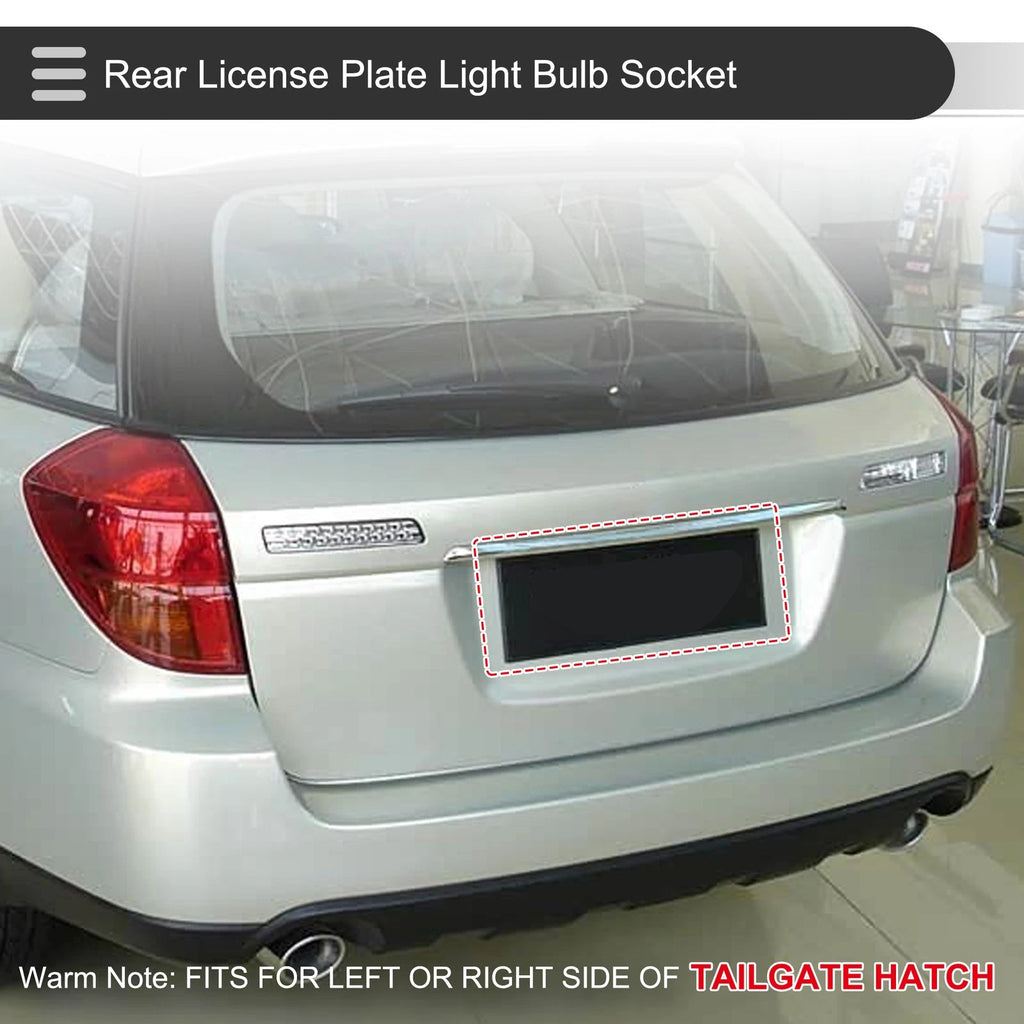 Rear License Plate Light Bulb Replacement for Subaru Legacy Wagon (2000–2004)
