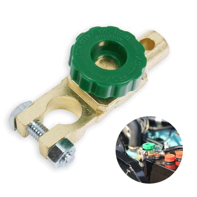 Cut Off Kill Switch Battery Terminal Disconnect Isolator for Car Motorcycle (1pc)