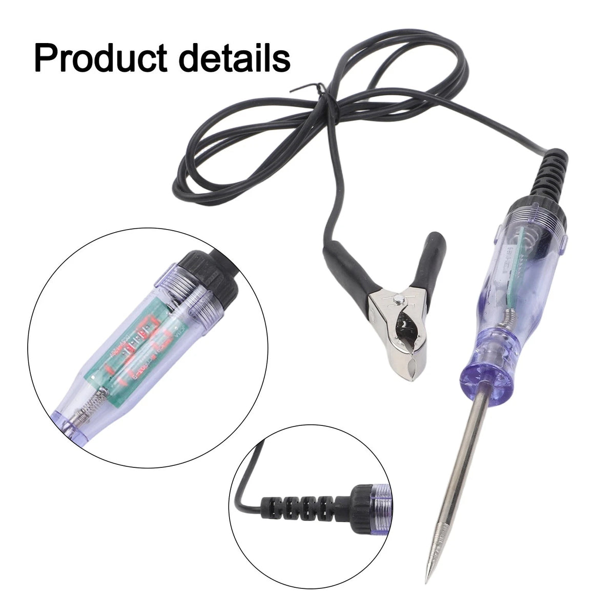 Electric Measuring Pen for Car Truck Voltage Testing with LED Indicator