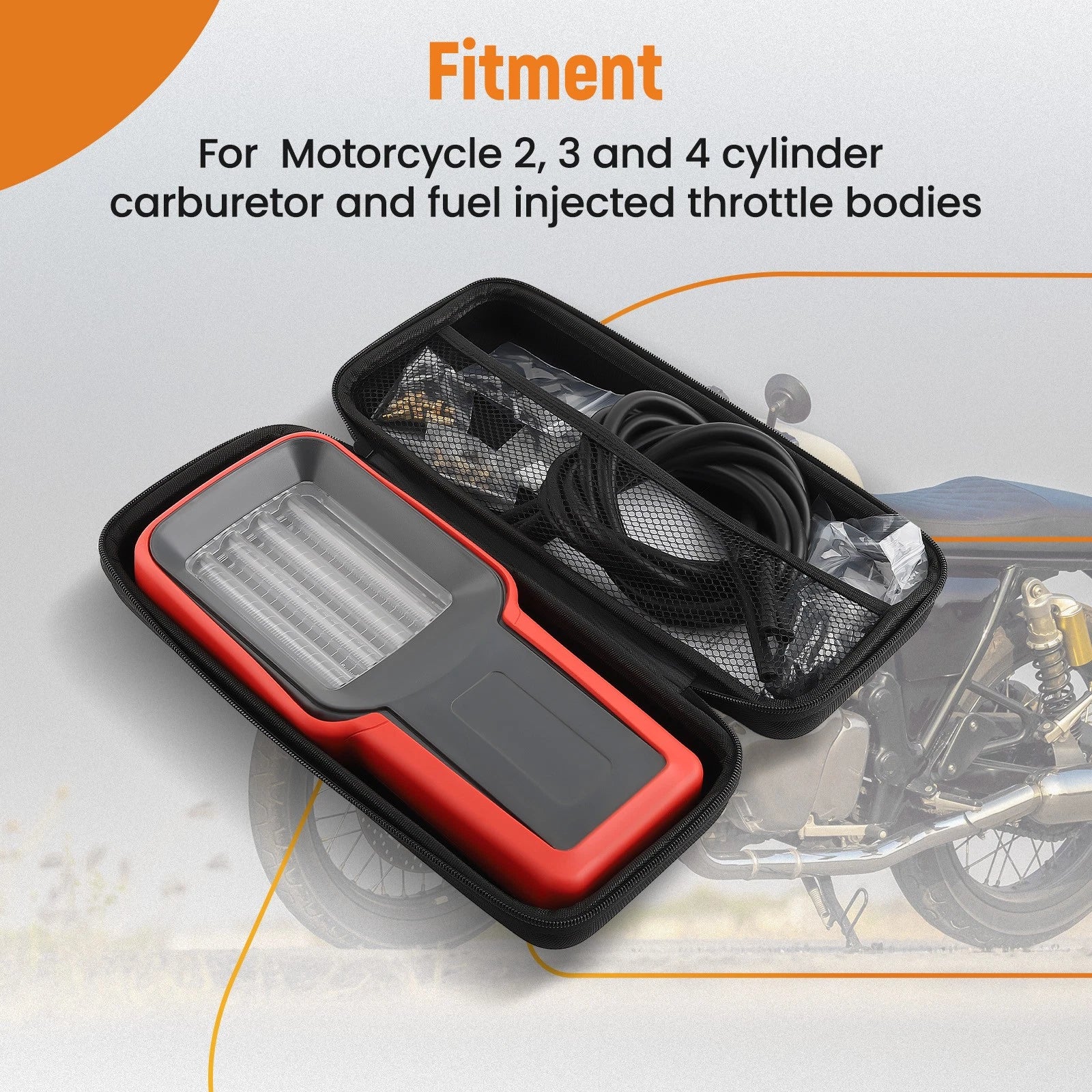 Carburetor Synchronizer Tool for Fuel Injected Throttle Bodies (Includes Instructions)